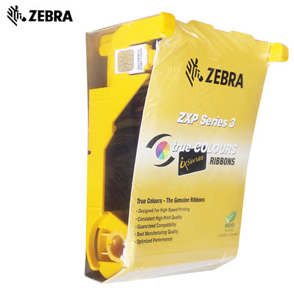 ZEBRA斑馬 ZXP3C證卡打印機彩色色帶專用色帶碳帶