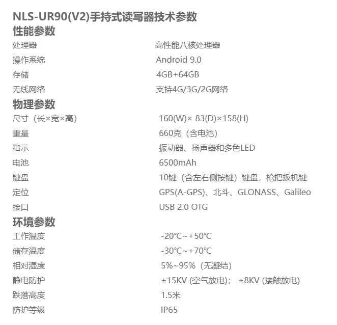 新大陸NLS-UR90(V2)參數(shù)圖